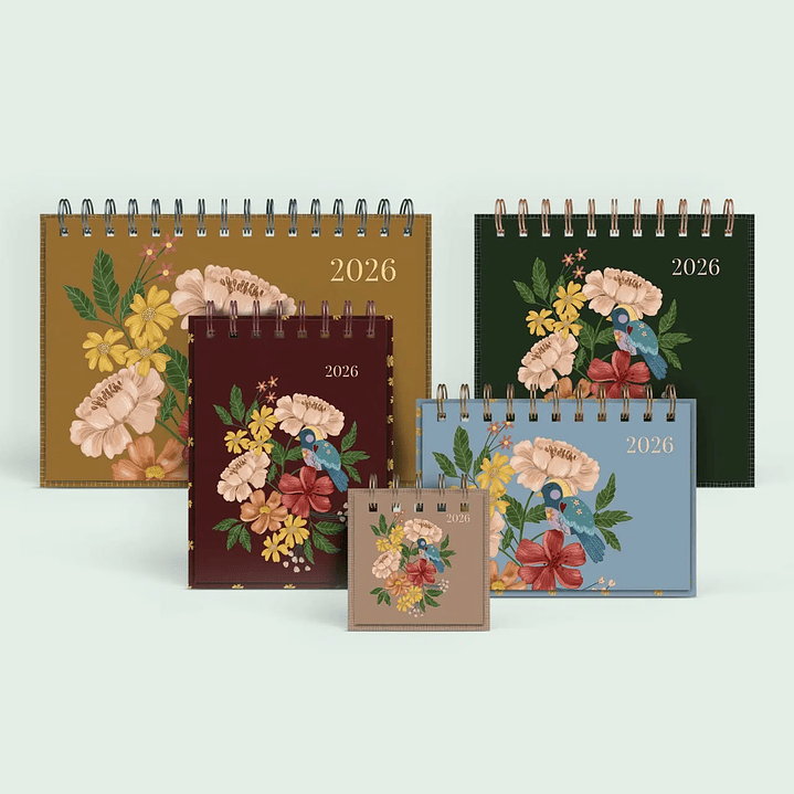 Coleção Flores de Outono 2026  Calendário 1