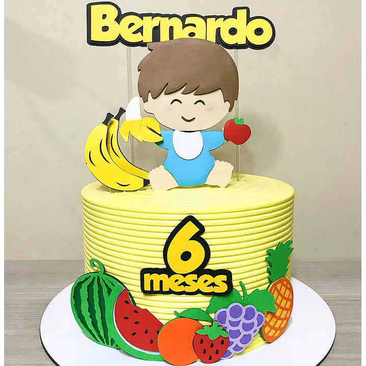 Arquivo de Corte Topo de Bolo Frutas Candy 1