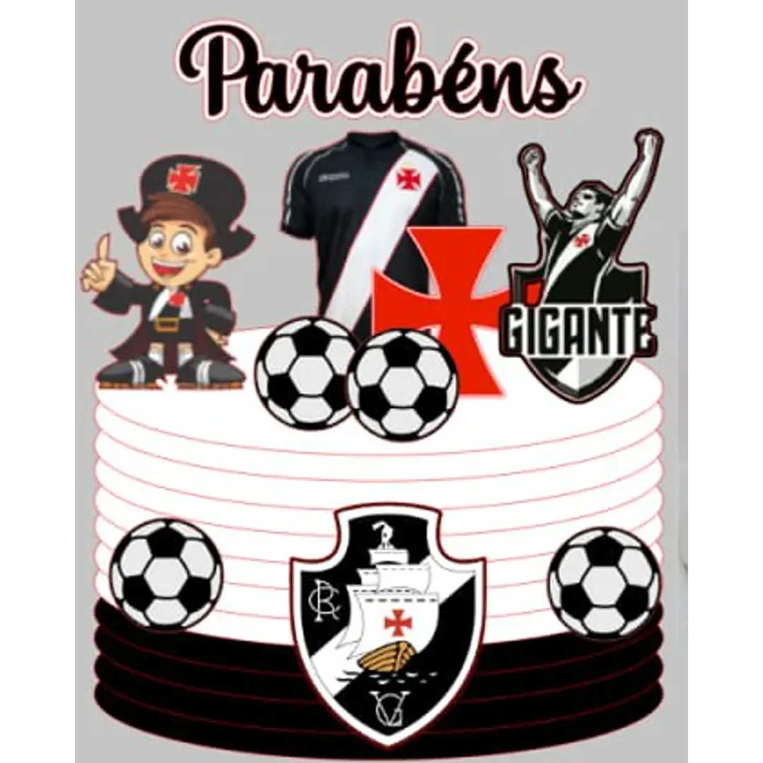 Arquivo de Corte Topo de Bolo Vasco 1