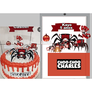 Arquivo de Corte Topo de Bolo Choo - Choo Charles