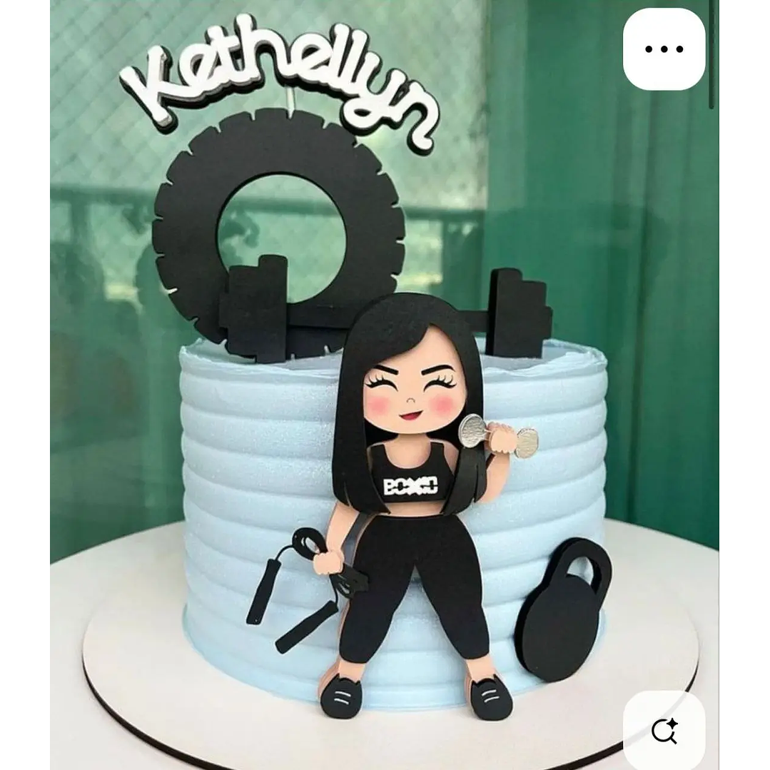 Arquivo de Corte Topo de Bolo Academia 1