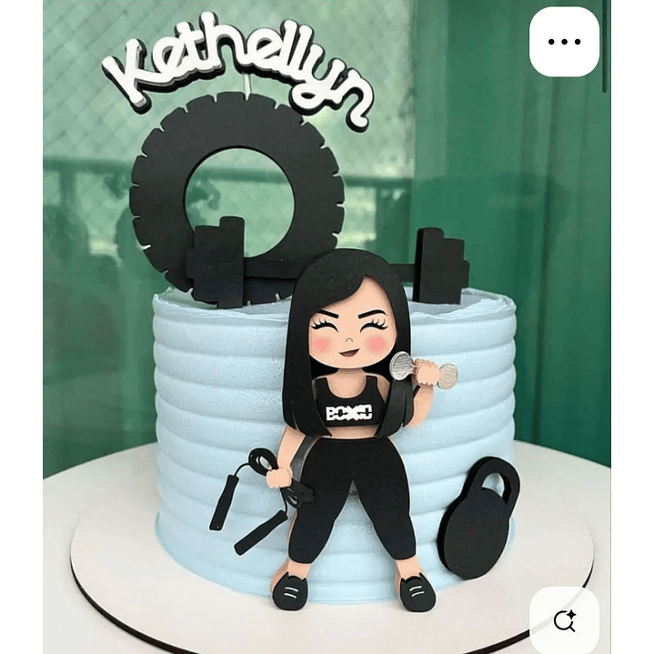 Arquivo de Corte Topo de Bolo Academia 1