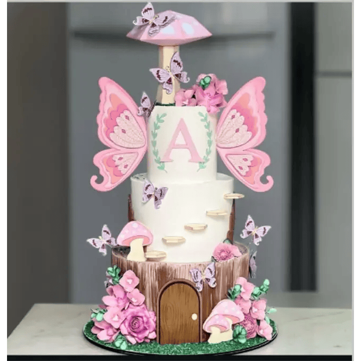 Arquivo de Corte Topo de Bolo Borboletas 1