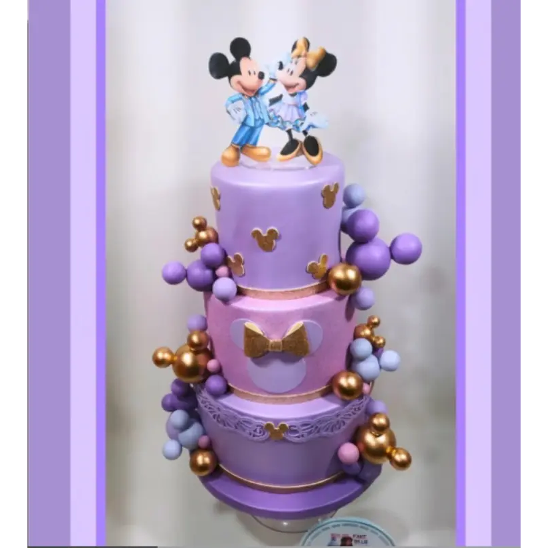 Arquivo de Corte Topo de Bolo Mickey e Minnie 1