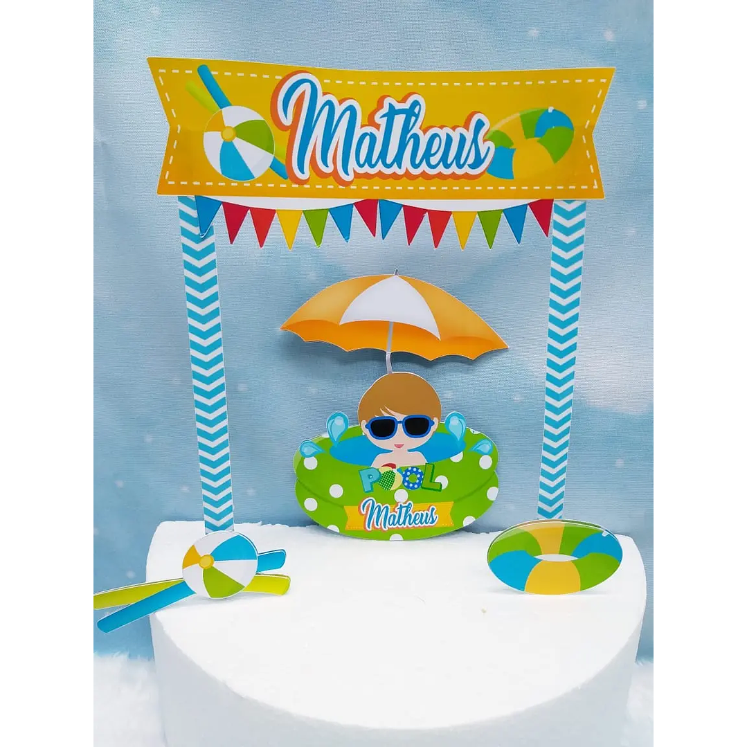 Arquivo de Corte Pool Party Menino 2