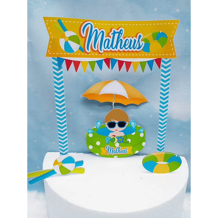 Arquivo de Corte Pool Party Menino 2