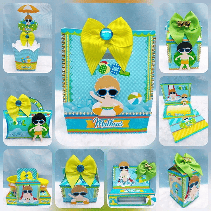 Arquivo de Corte Pool Party Menino 1