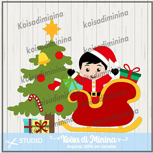 Archivo de corte superior navideño