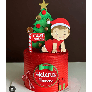 Archivo de corte superior navideño