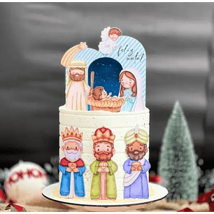 Archivo de corte superior navideño