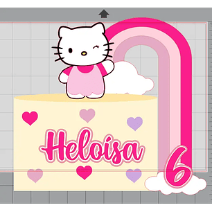 Arquivo de Corte Topo Hello Kitty