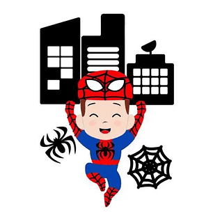 Arquivo de Corte Topo Homem Arranha Baby