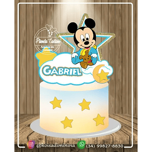 Archivo de corte de la parte superior de Mickey Baby