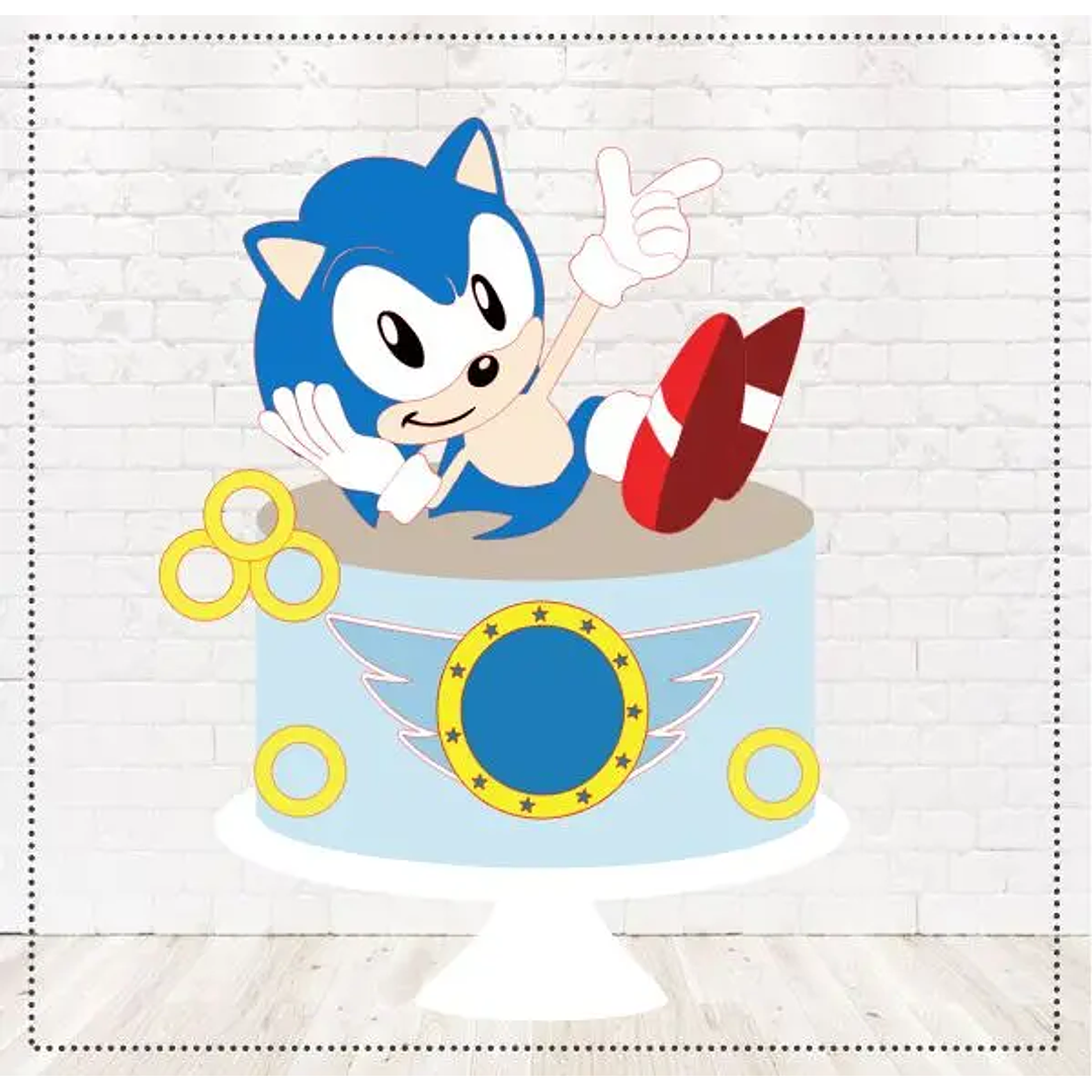 Arquivo de Corte Topo Sonic  1