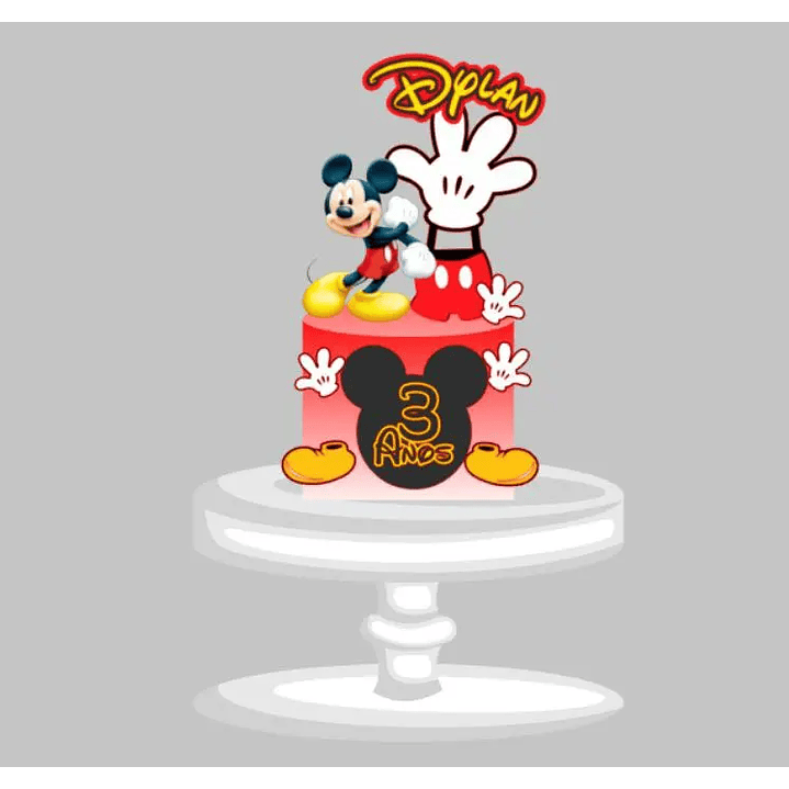 Archivo de corte superior de Mickey Mouse 1