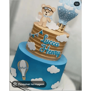 Arquivo de Corte Topo Ursinho Baloeiro