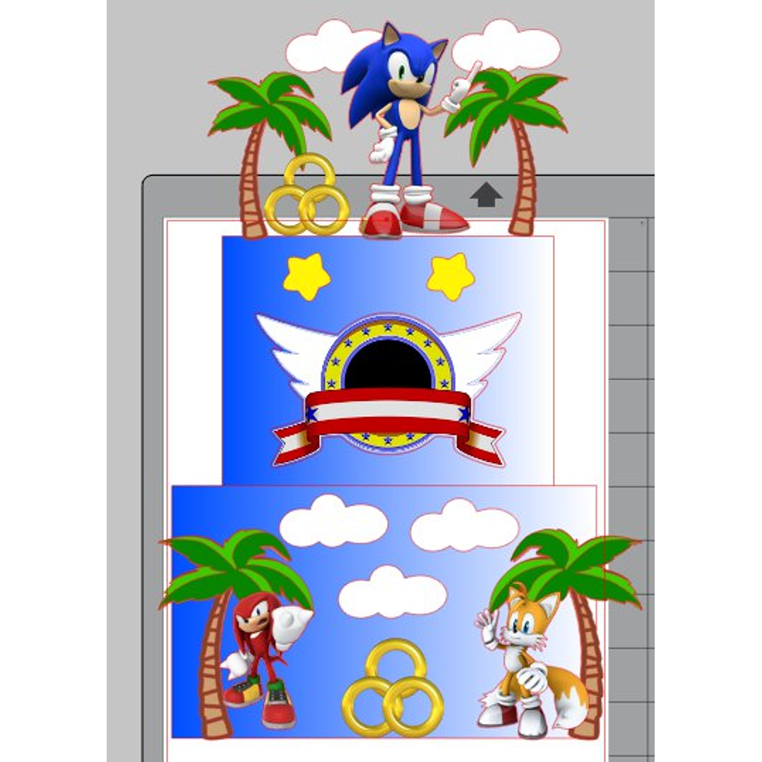 Arquivo de Corte Topo Sonic  1