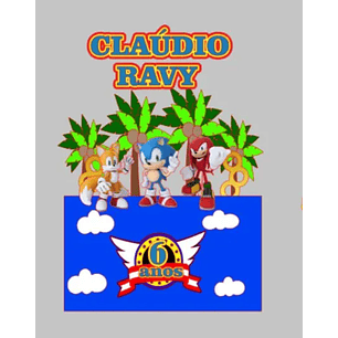 Arquivo de Corte Topo Sonic 