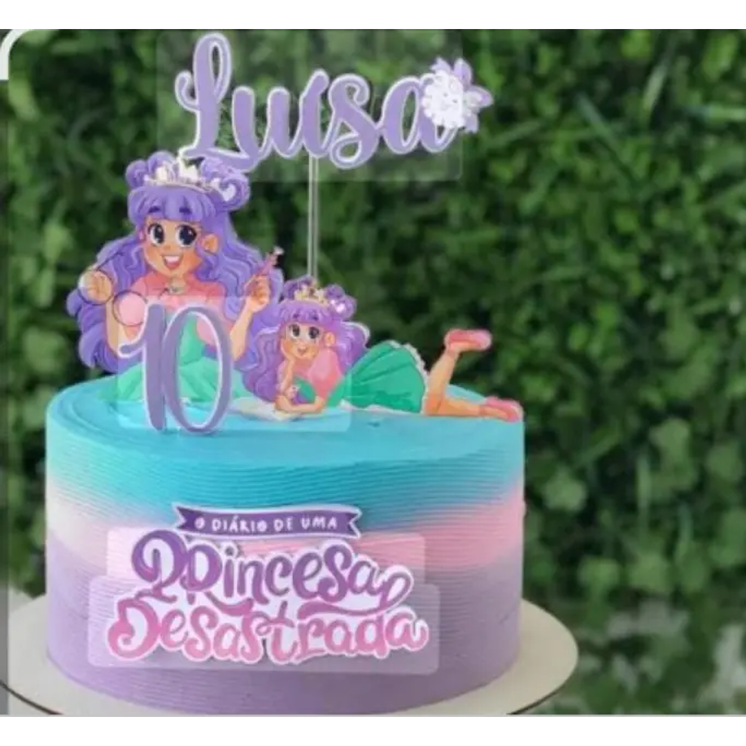 Arquivo de Corte Topo  Princesa Desastrada 1