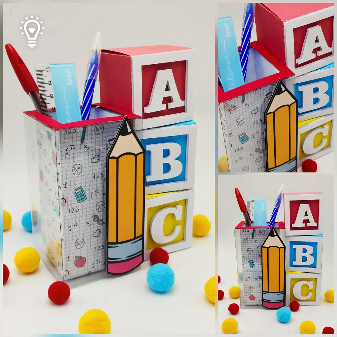 Arquivo de Corte Centro de Mesa Formatura ABC 1