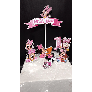 Archivo de corte para adorno de pastel de Minnie Baby