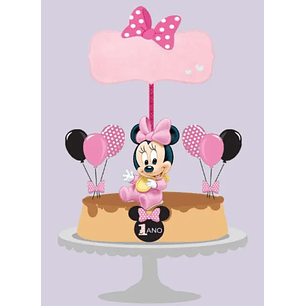 Archivo de corte para adorno de pastel de Minnie Baby