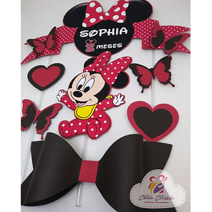 Archivo de corte para adorno de pastel de Minnie Baby