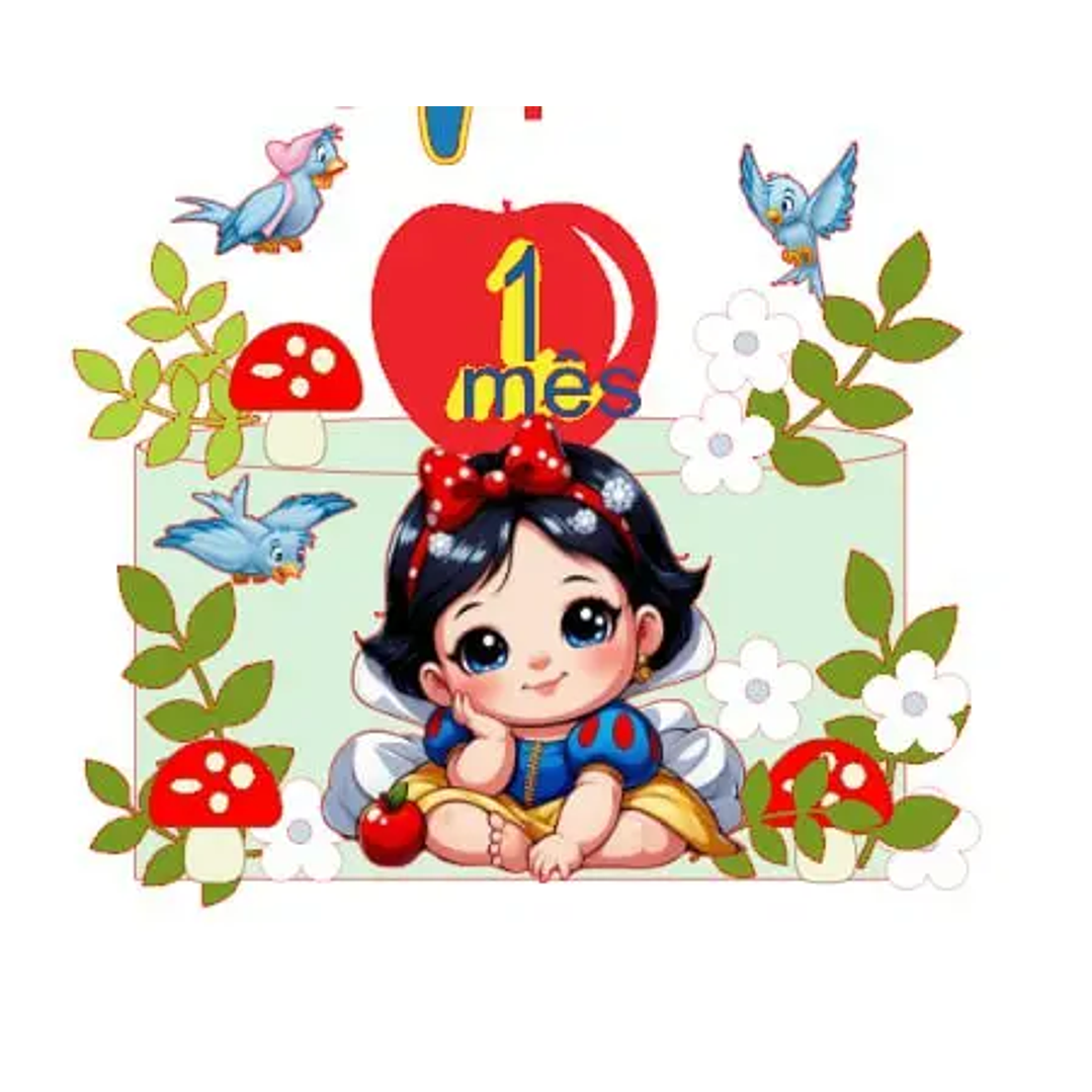 Arquivo de Corte Topo Branca de neve Baby 1