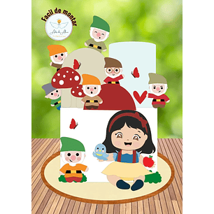 Arquivo de Corte Topo Branca de neve Baby