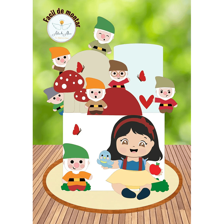 Arquivo de Corte Topo Branca de neve Baby 1