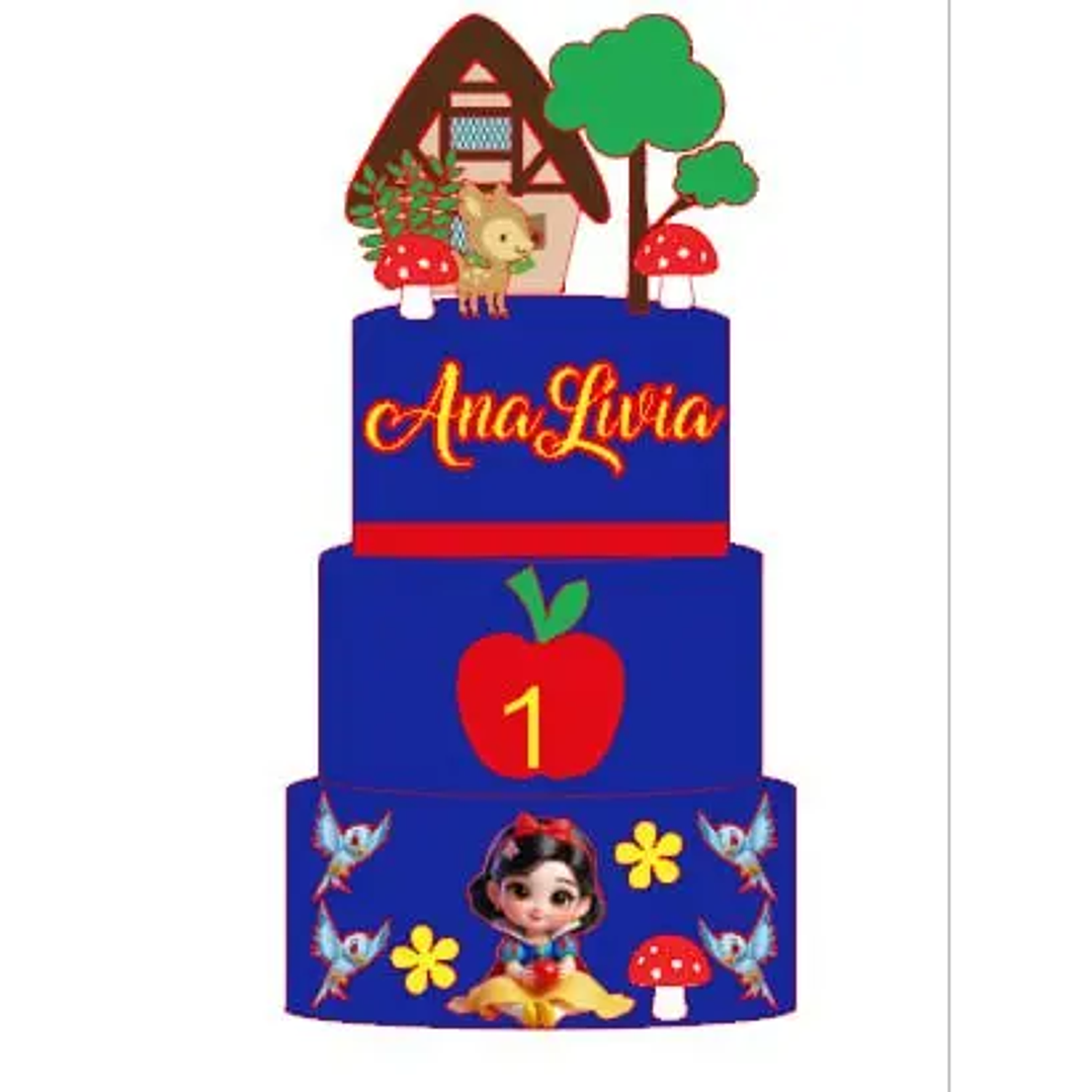 Arquivo de Corte Topo Branca de neve 1