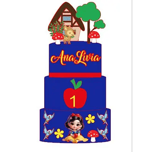 Arquivo de Corte Topo Branca de neve