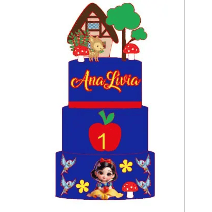 Arquivo de Corte Topo Branca de neve 1