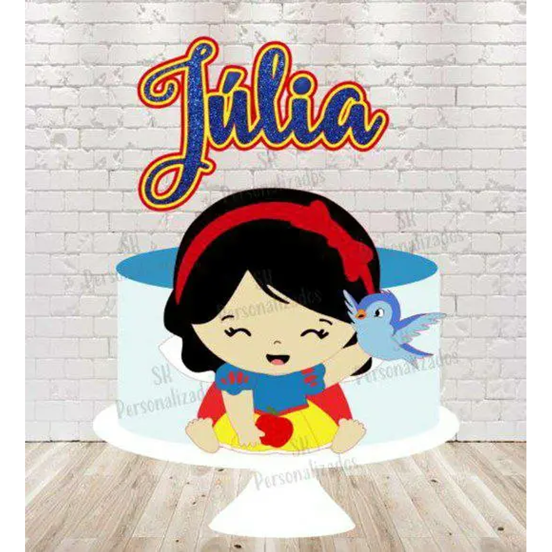 Arquivo de Corte Topo Branca de neve Baby 1