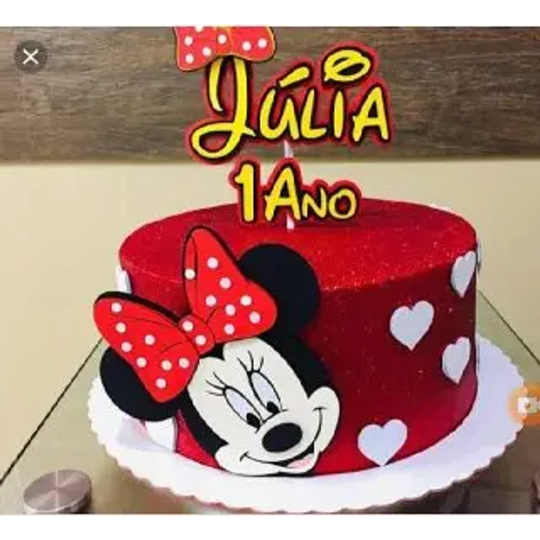 Arquivo de Corte Topo Minnie 1