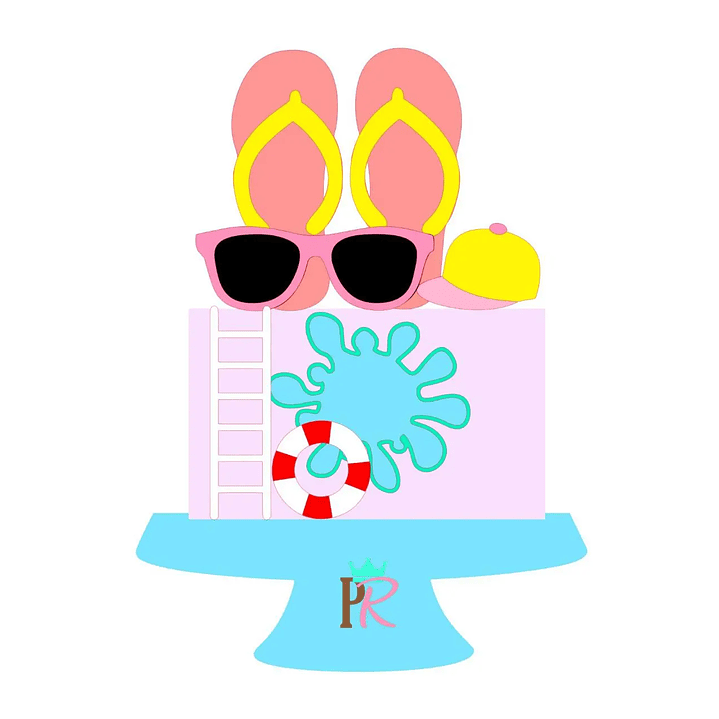 Arquivo de Corte Topo Pool Party 1