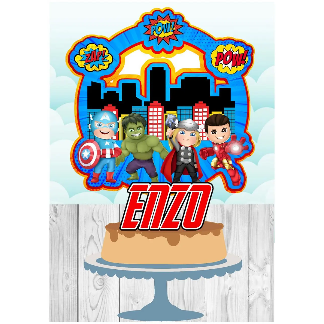 Arquivo de Corte Topo Vingadores 1