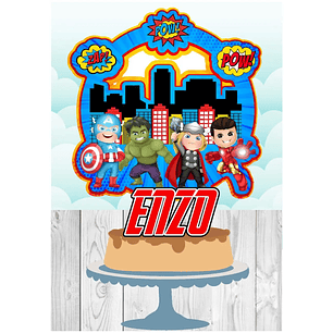 Arquivo de Corte Topo Vingadores