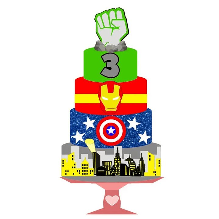 Arquivo de Corte Topo Vingadores 1