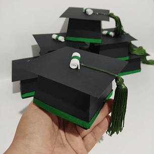 Arquivo de Corte Caixa Capelo Formatura / Chapéu de Formatura