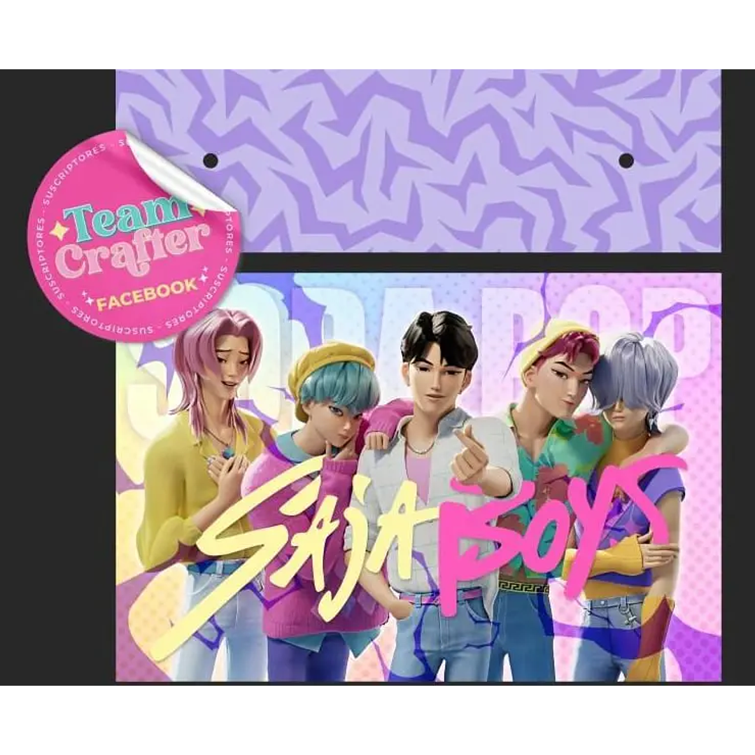 Arquivo de Corte Maleta Guerreiras do K-Pop/Saja Boys 1