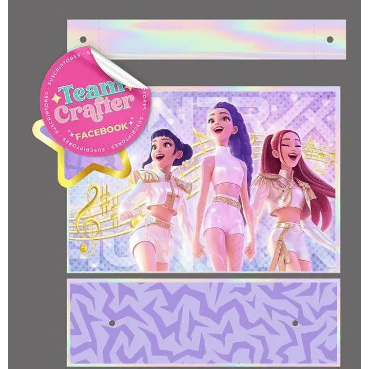 Arquivo de Corte Maleta Guerreiras do K-Pop/Huntrix 1