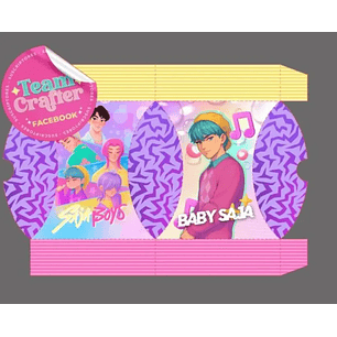 Arquivo de Corte Caixa Guerreiras do K-Pop/Saja Boys