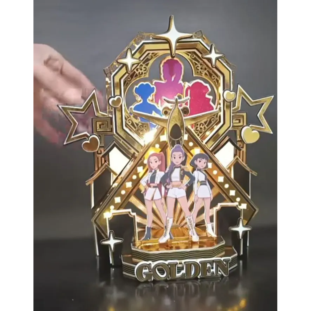 Arquivo de Corte Topo de bolo Guerreiras do K-Pop/Huntrix 1