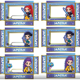 Arquivo de Corte  Caixa de Lembrancinhas Guerreiras do K-Pop/Huntrix