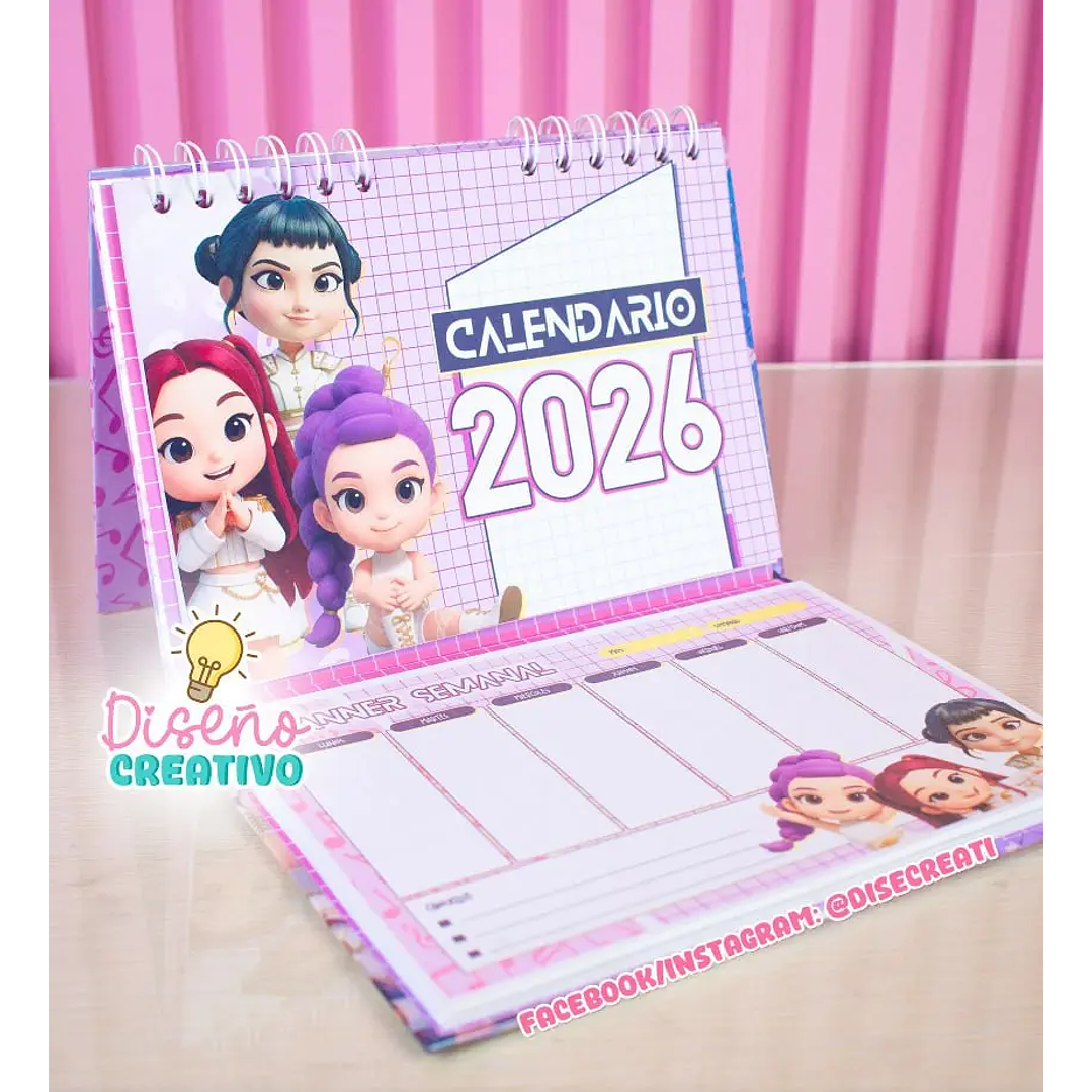 Arquivo Digital Calendário Guereiras do K-Pop 1