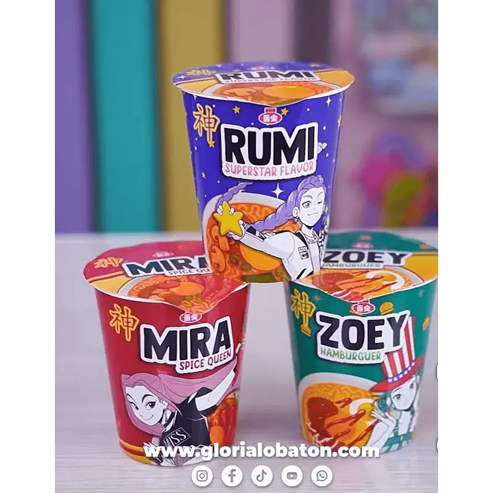 Arquivo de Corte Adesivos  Guerreiras do K-Pop/Huntrix 1