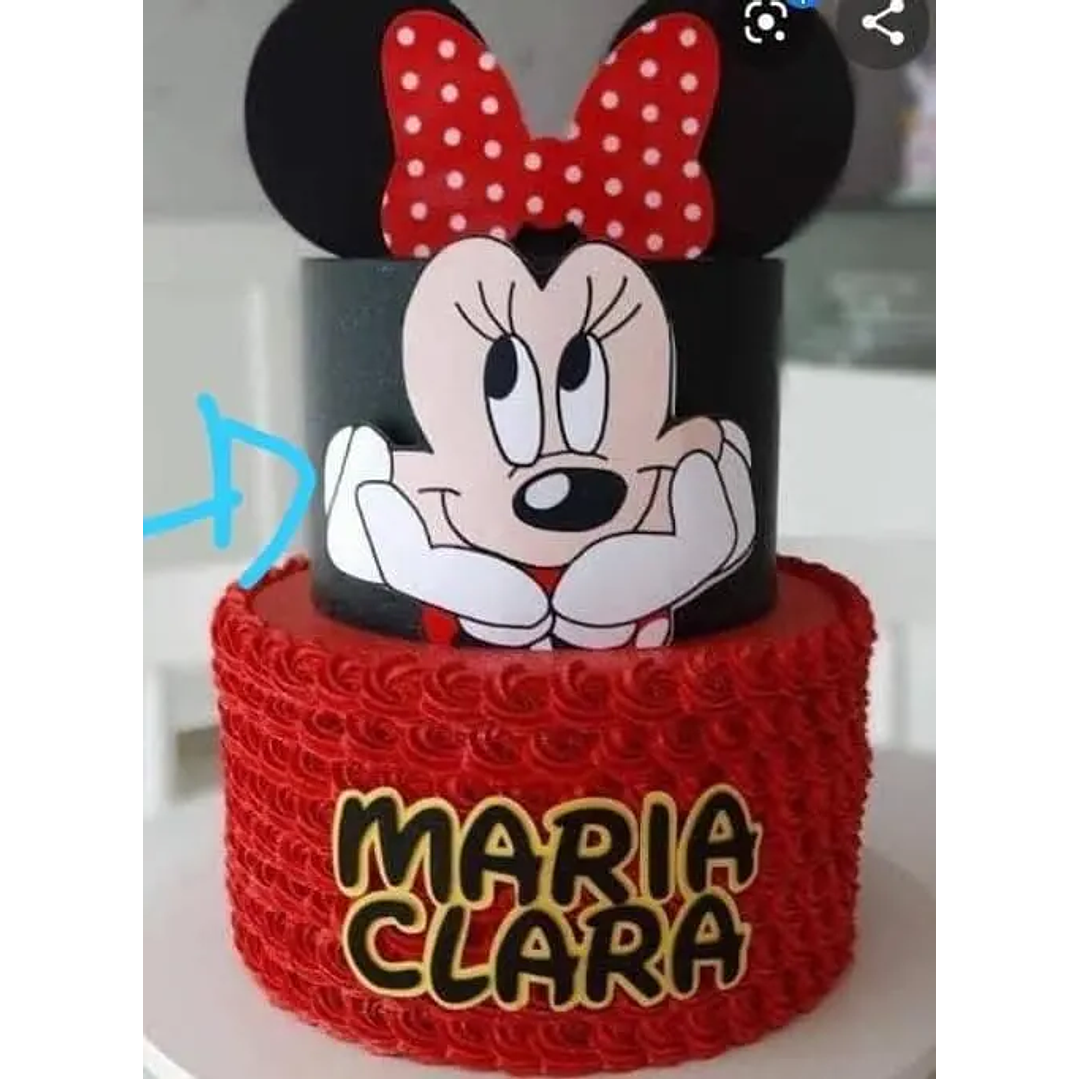 Arquivo de Corte Topo Minnie 1