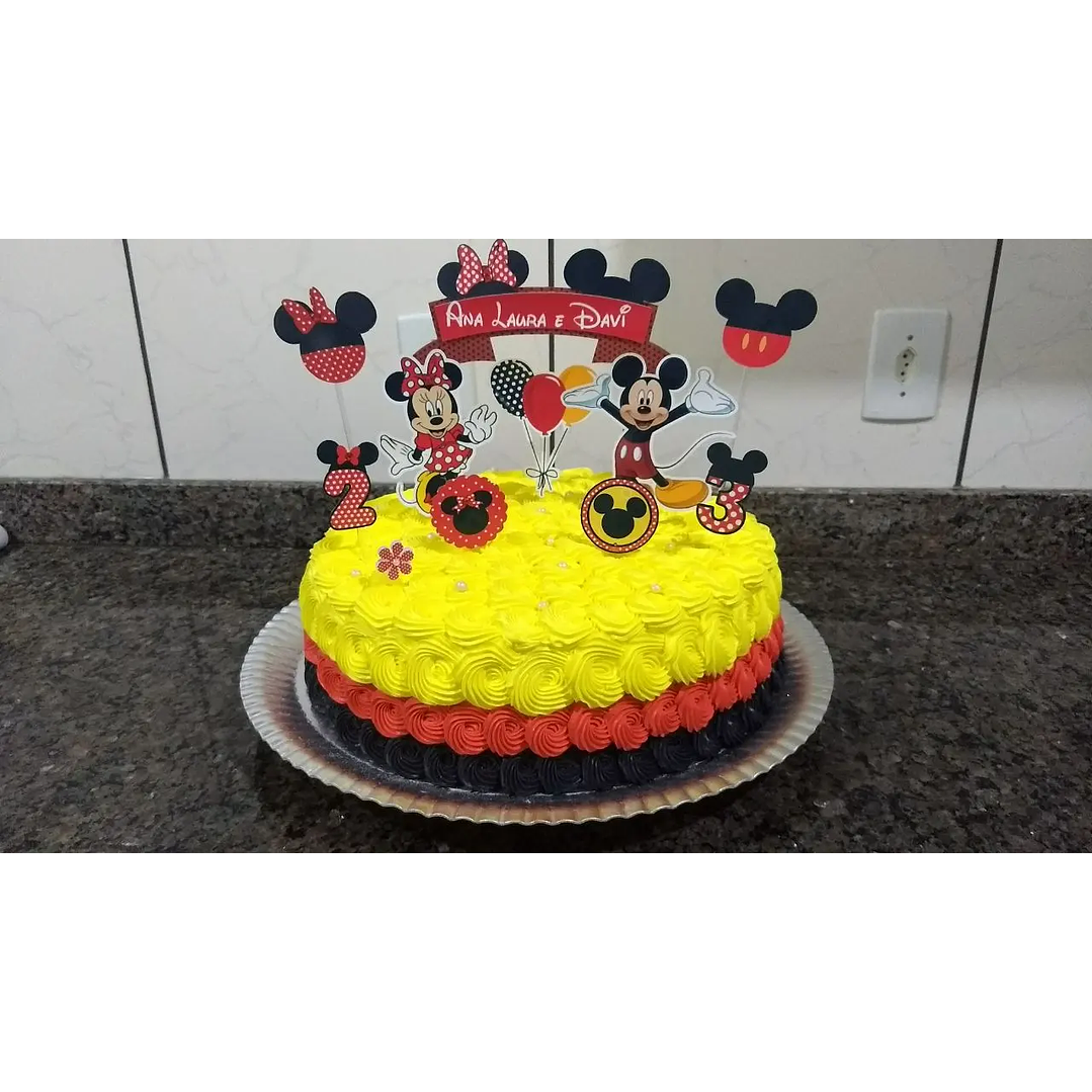 Arquivo de Corte Topo Minnie e Mickey 1