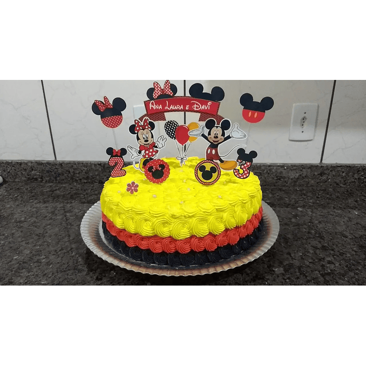 Arquivo de Corte Topo Minnie e Mickey 1